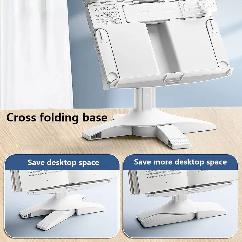 New Lifting Landing Reading Bookshelf Stand Adjustables Tablet Books Holder Multifunctional Bookstand for Home Office Study Room 2