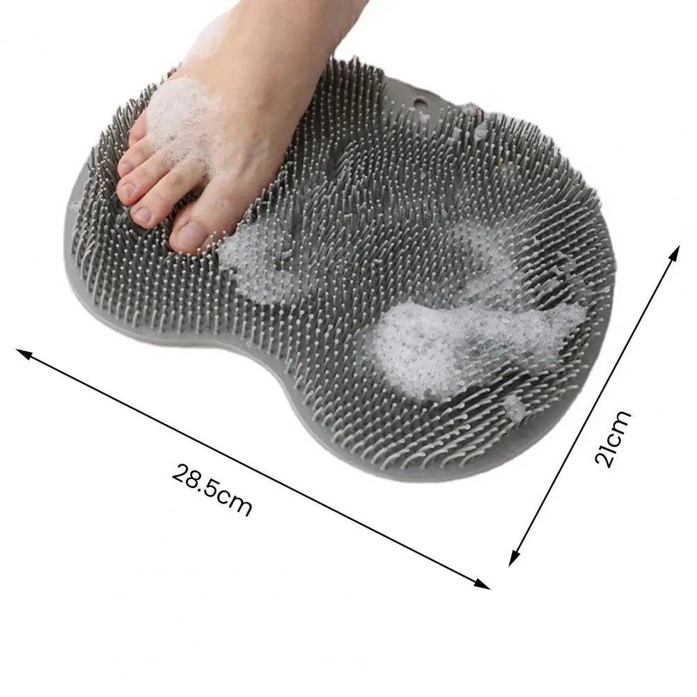 Anti Slip Mat Anti-slip Bath Brush Foot Massager Mat with Suction Cup Design Shower Massage Scrubber