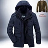 parkas Outdoor Windbreaker Winter Jacket Men Thick Warm Mens Parkas Quality Cashmere Liner Detachable 2 in 1 Multi-pocket Coats 3