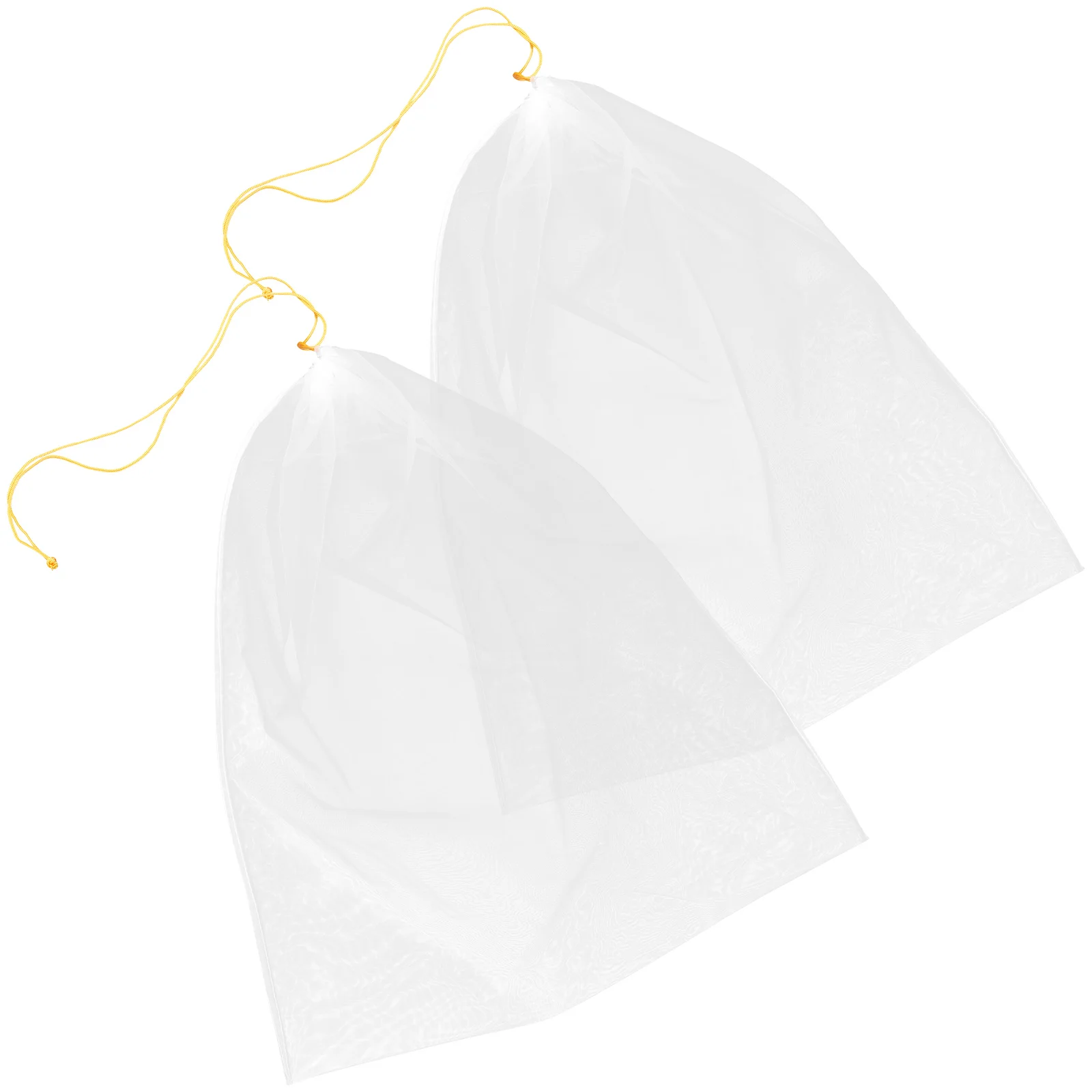 2 Pcs Honey Filter Net Beekeeping Equipment Bag Strainer Tool Coffee Straining Nylon Bags Red