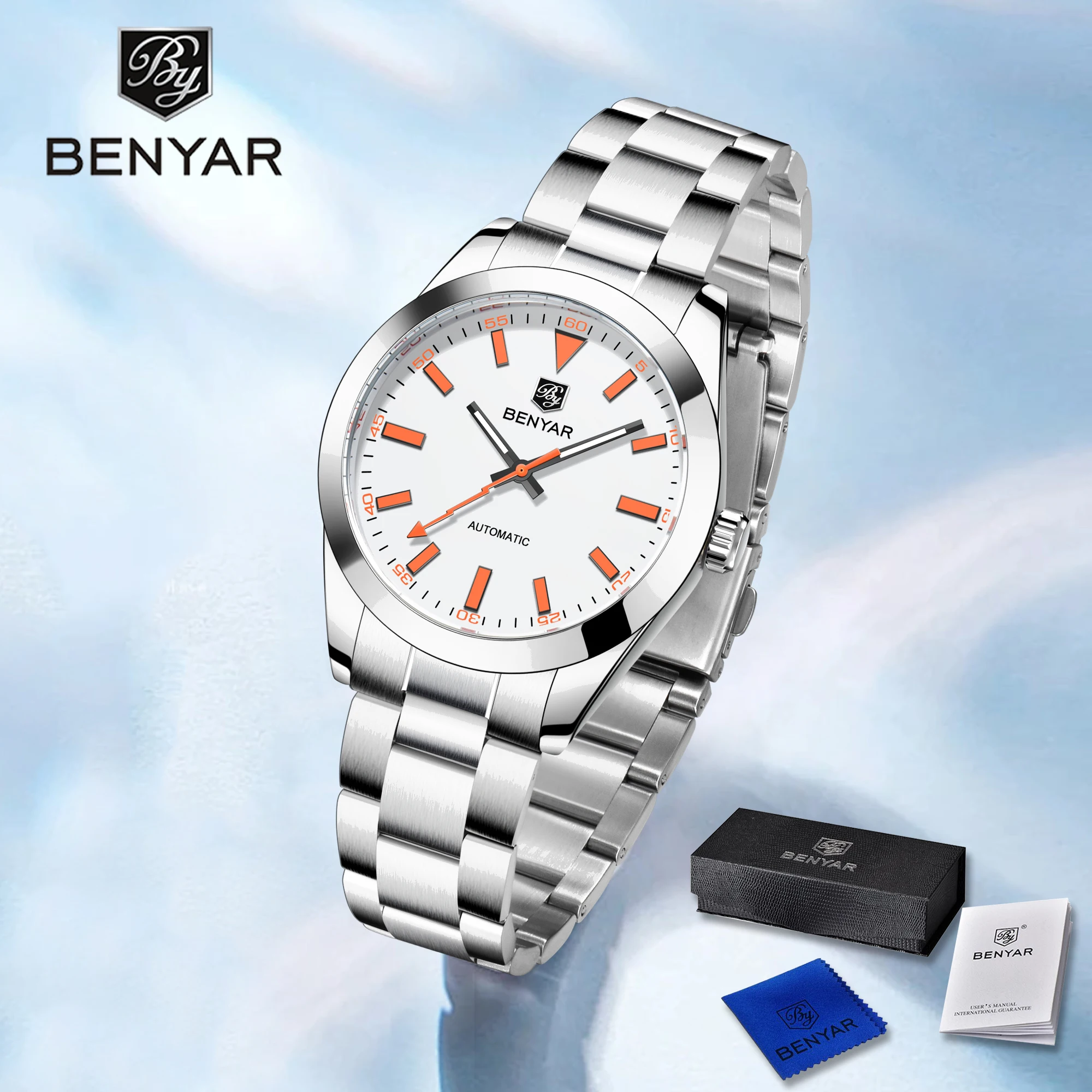 Benyar Herrenuhr Benyar Uhr Bedienungsanleitung New BENYAR Men's