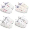 Spring and Autumn Newborn Soft Sole Anti slip Casual Sports Shoes for 0-12 Month Female Baby's First Step Walking Shoes 1