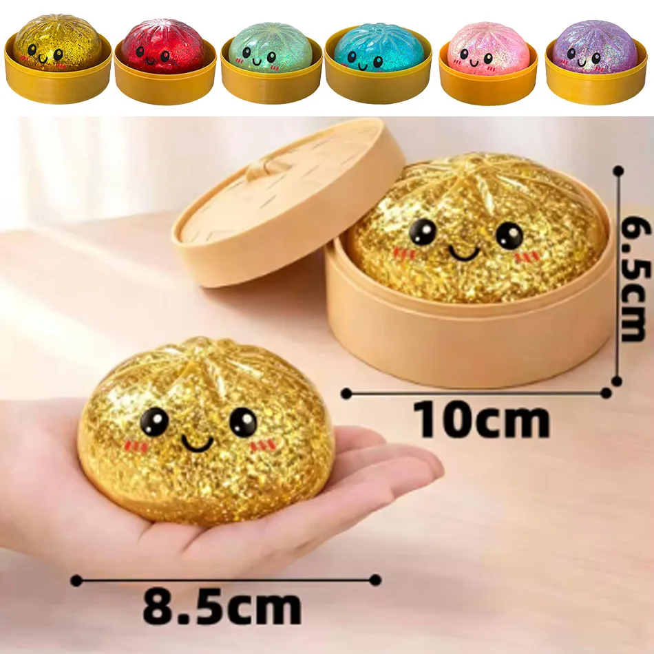 Dumpling Squishy Mysteries: Stress Relief Fidget Toy & Party Gift
