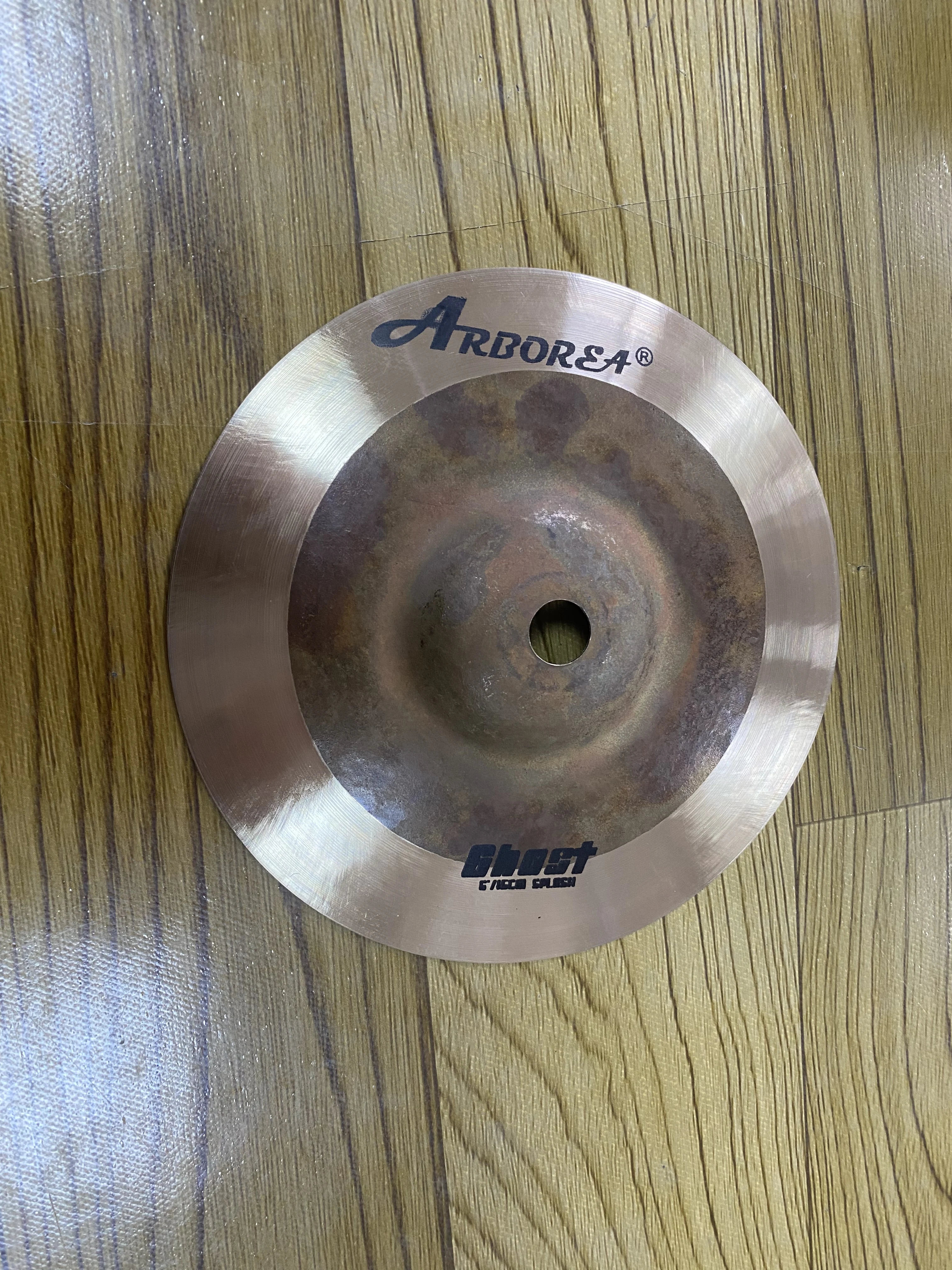 Arborea B20 Cymbal Ghost 6" Splash Cymbal Handmade Professional for Drum Set