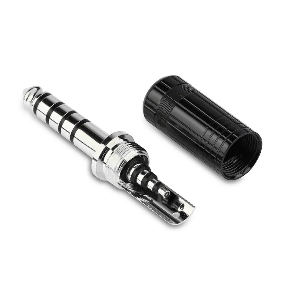 Fone de Ouvido Banhado a Ouro Áudio para Nw-wm1z - a Alta Jack Equilibrada Plugue Fidelidade Fone Ródio - 4.4mm 5 Pólo Fio Conector Adaptador Metal 4.4 - Image 4