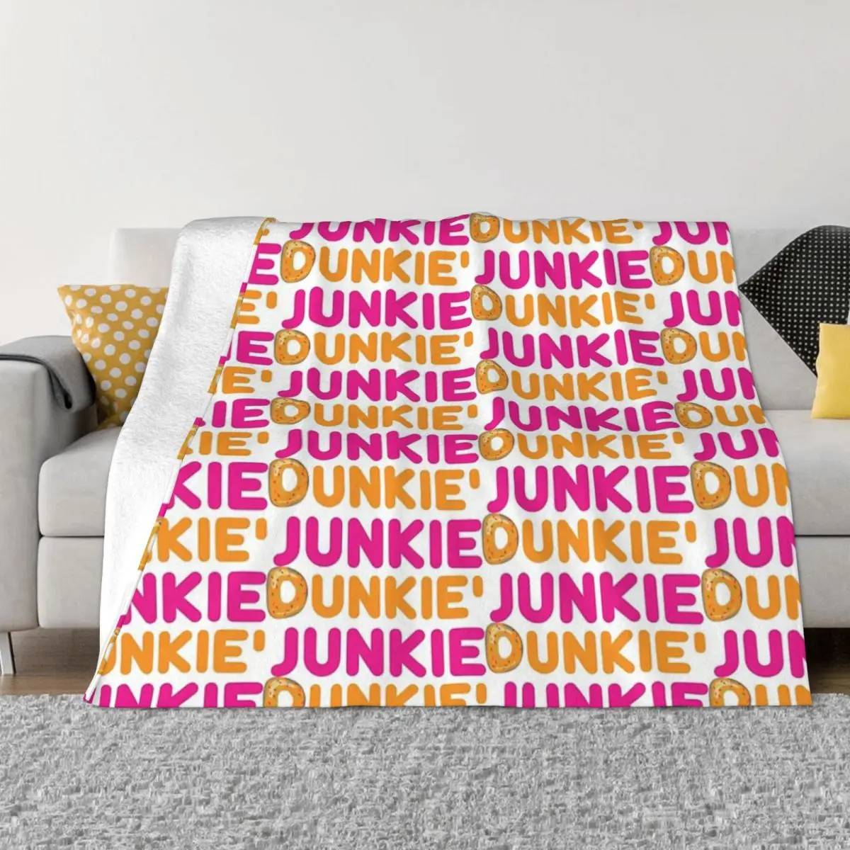 

Dunkie Junkie плюшевые одеяла для кровати, одеяло для украшения дома