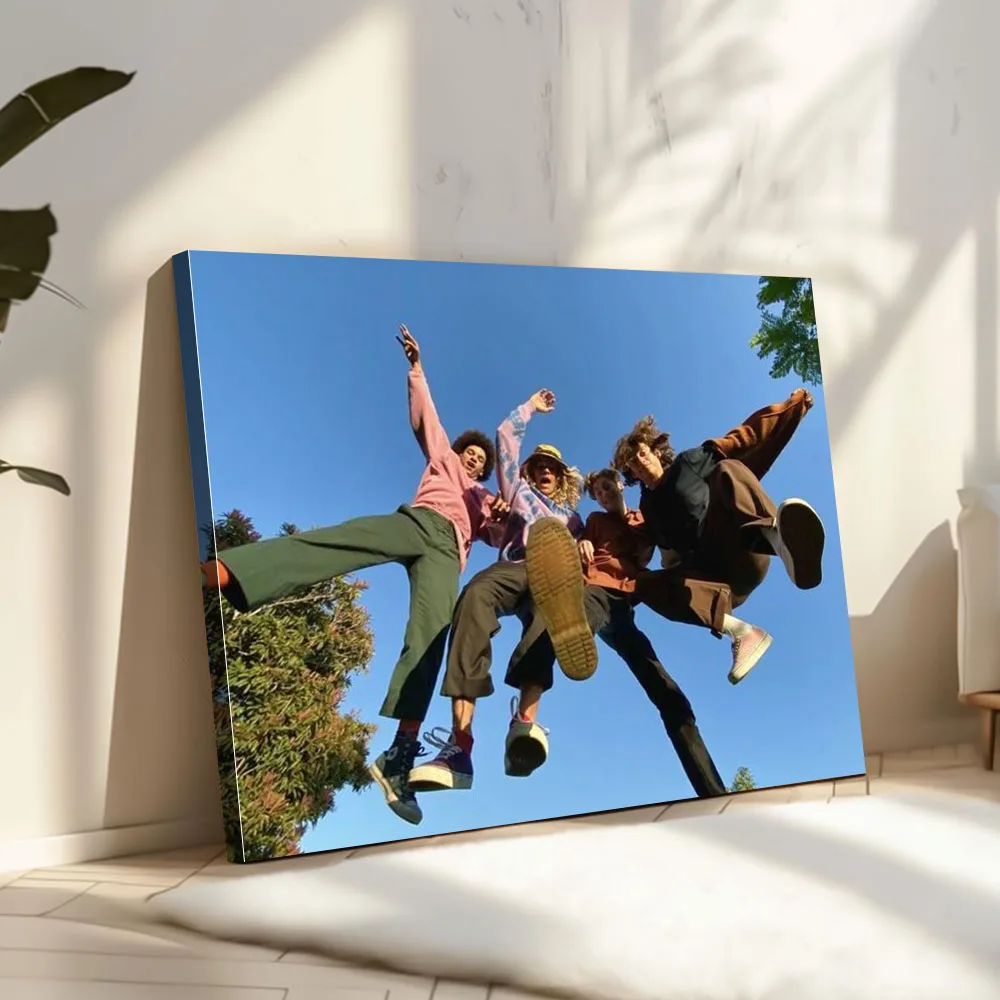 1 customized photo canvas, optional DIY wooden frame or frameless poster, exclusive gift for couples or families, personalized h 6