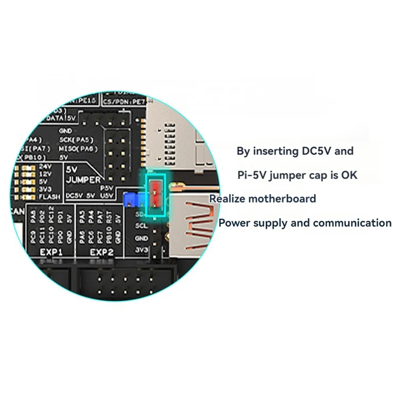 A96K-Spider V3.0 H7 32 Bit Motherboard Drive 24V/48V Optional Power Supply Board 8 Axis TMC5160T TMC2209 Drive For Voron