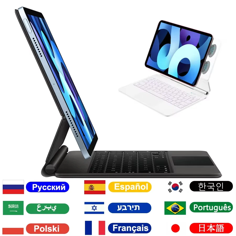 Apple Smart Folio Keyboard voor de Apple iPad Air 13 inch (2026) M4 / (2025) M3 / (2024) M2 / iPad Pro 12.9 (2018/2020/2021/2022) - QWERTY / IT - Zwart Apple Smart Folio Keyboard voor de Apple iPad Air 13 inch (2026) M4 / (2025) M3 / (2024) M2 / iPad Pro 12.9 (2018/2020/2021/2022) - QWERTY / IT - Zwart