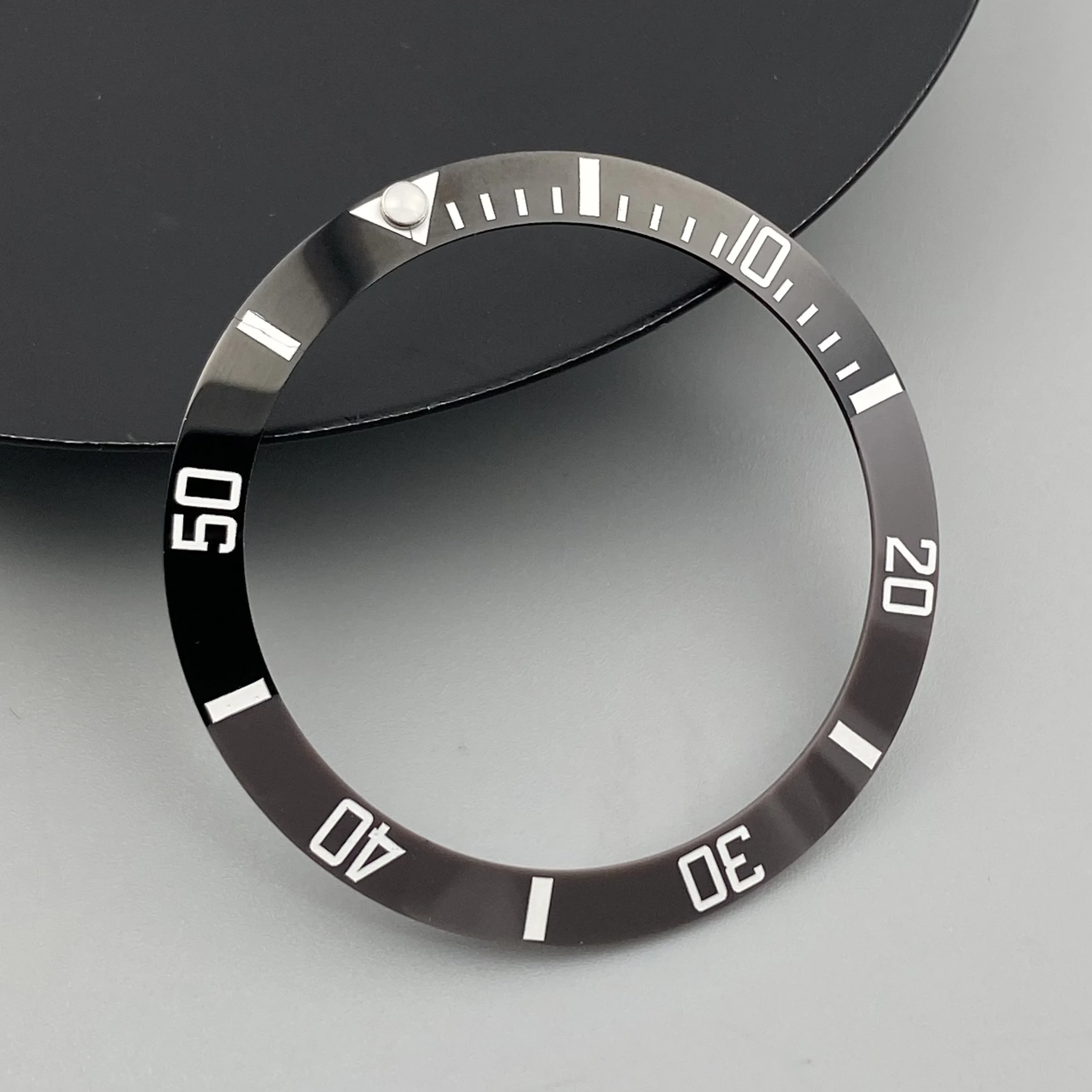 Ceramic & Aluminum Bezel GMT Diving Watch Insert for 40mm Watch Case Replacement