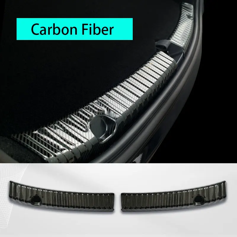 

Rear Trunk Inner Guard Bumper For Tesla Model Y Stainless Steel Guard Plate Trim 2PCS