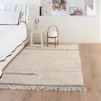 Fluffy Carpet For Living Room With Tassels Nordic White Hairy Nursery Play Mat For Children Soft Babi Mats Plush Bedroom Rugs 2