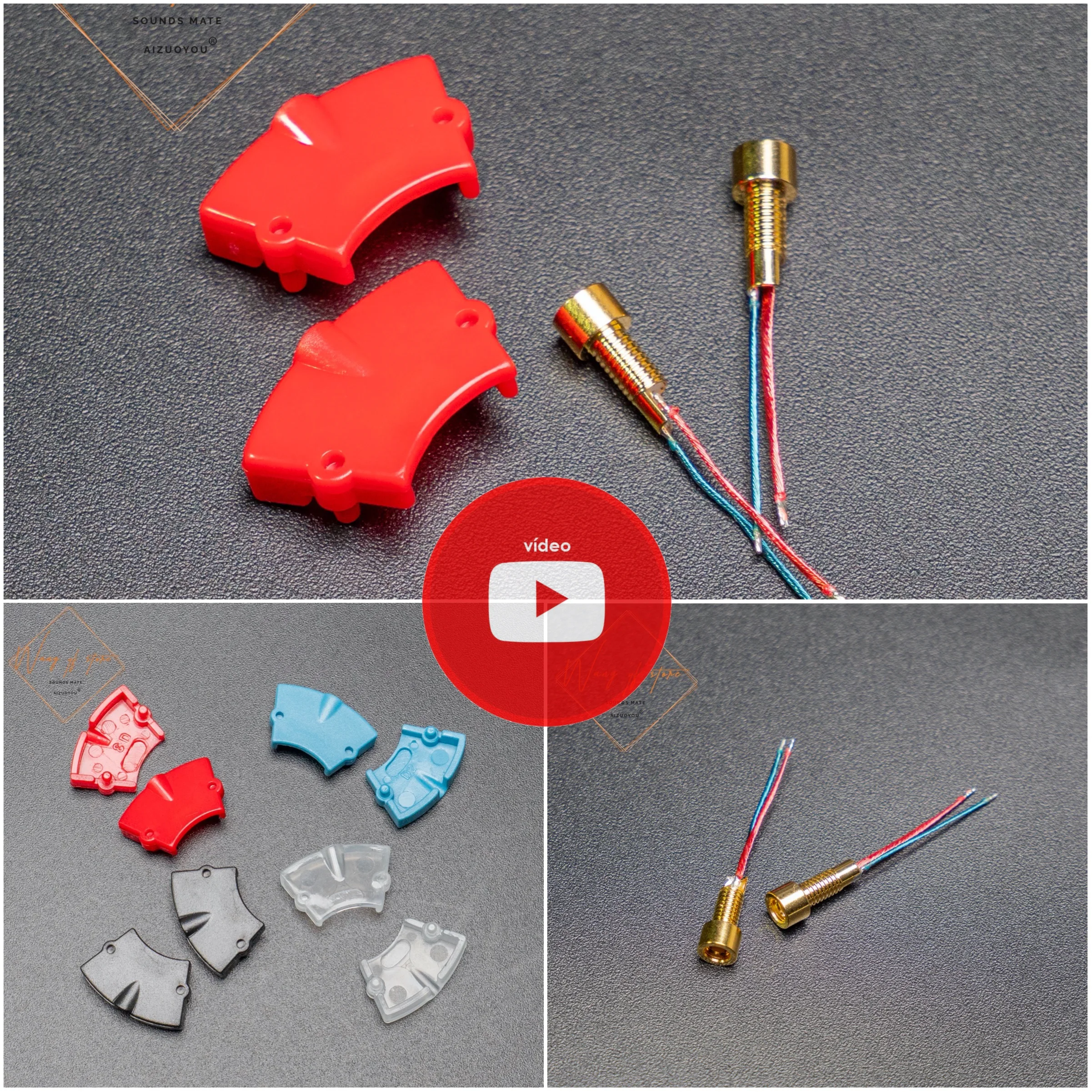 Diy Solda Mmcx Capa Parte para Koss Porta Pro pp Fone de Ouvido Fone Cabo Destacável 4.4 mm 2.5 mm Equilibrado 3.5 mm Estéreo