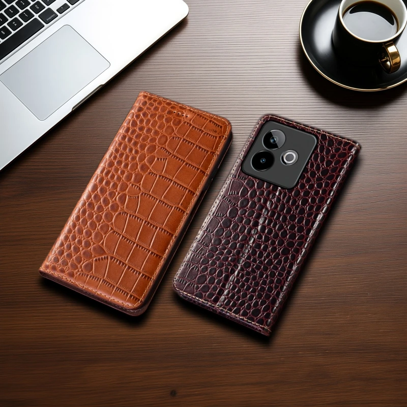 Luxury Leather Wallet Flip Cover - Book Style Phone Case
