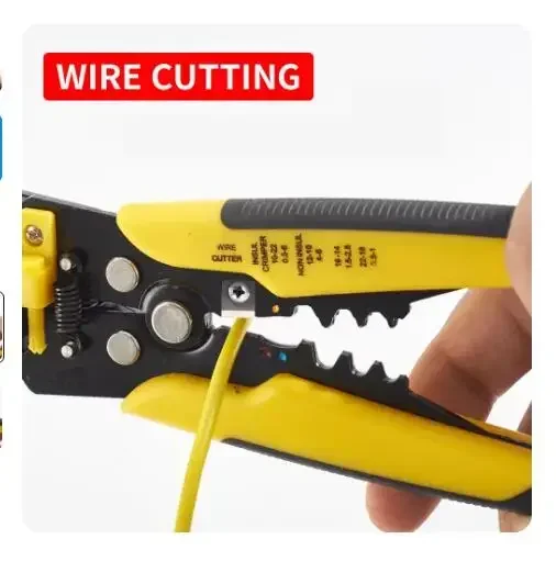 Wire Stripper Tools Crimper Cable Cutter Adjustable Automatic Wire Stripper Multifunctional Stripping Crimping Pliers Terminal Hand Tool