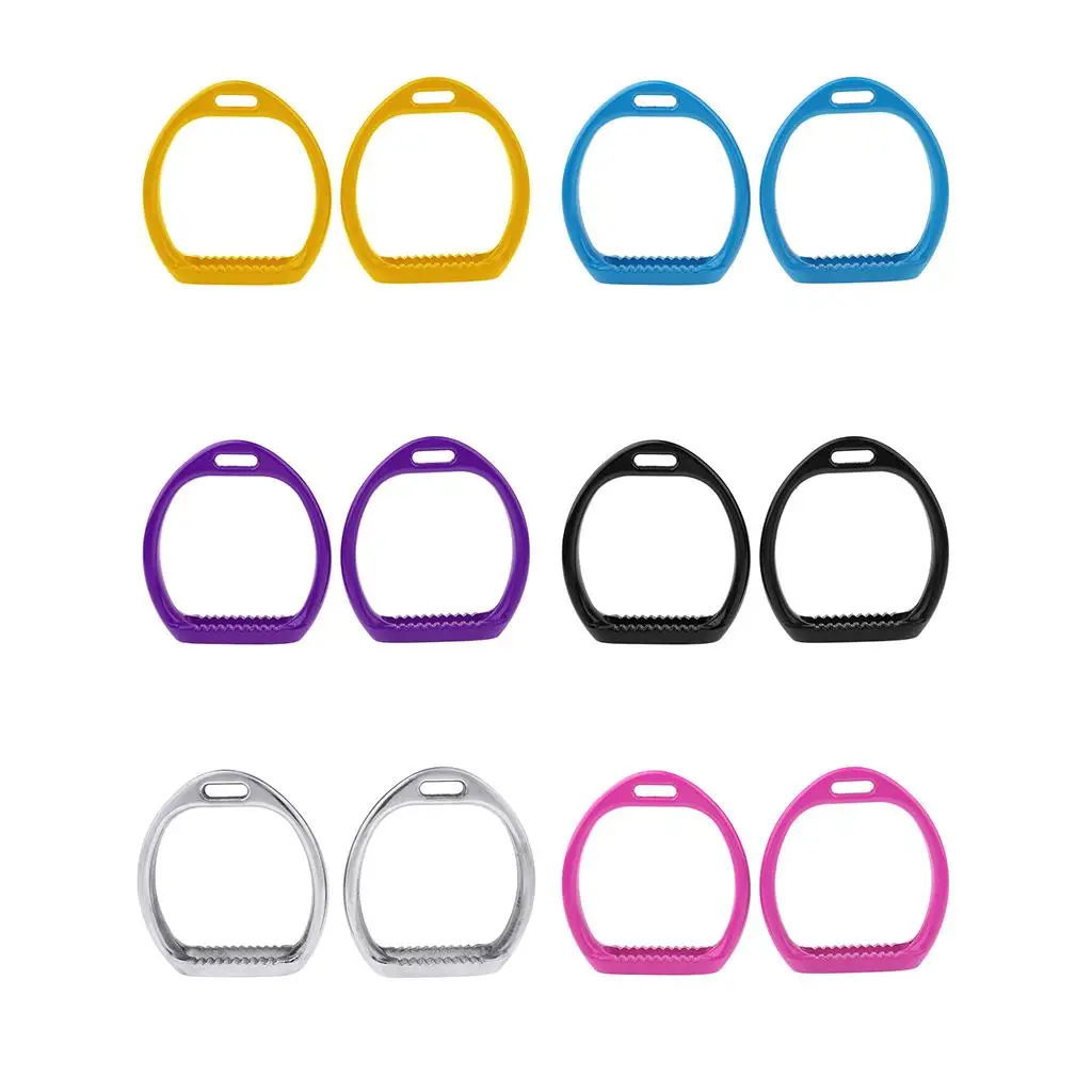 HORSE RIDING STIRRUPS BENDY IRONS STAINLESS STEEL/ALUMINUM