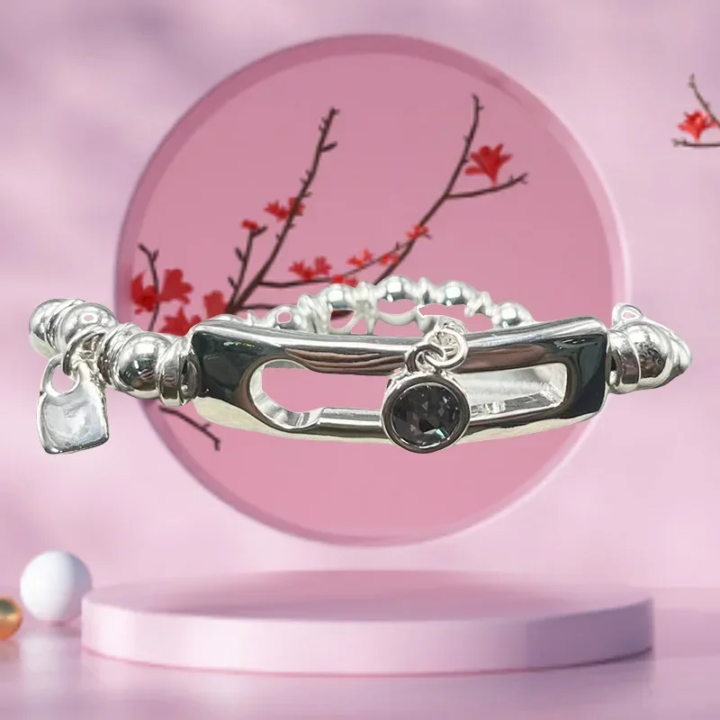Elegant Leather Rope Heart Bracelet - Summer 2025 Fashion Statement