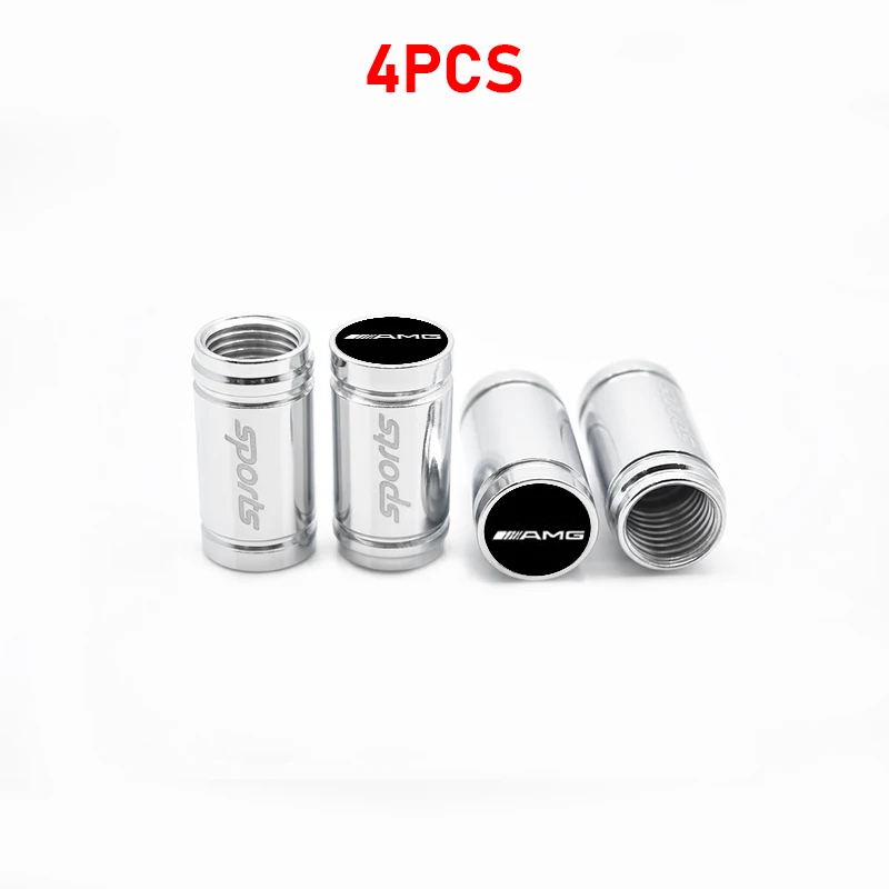 Premium Car Wheel Tire Valve Caps - Set of 4