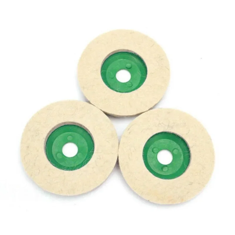 Diameter 100 Fine White Wool Polishing Wheel