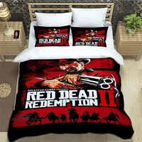 Red Dead Redemption 2 Bedding Sets exquisite bed supplies set duvet cover bed comforter set bedding set luxury birthday gift 1