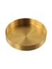 Elegant Gold Stainless Steel Storage Tray Jewelry Display Plate Organizer for Cosmetics Coffee Table Snacks Keys 12 5cm 1