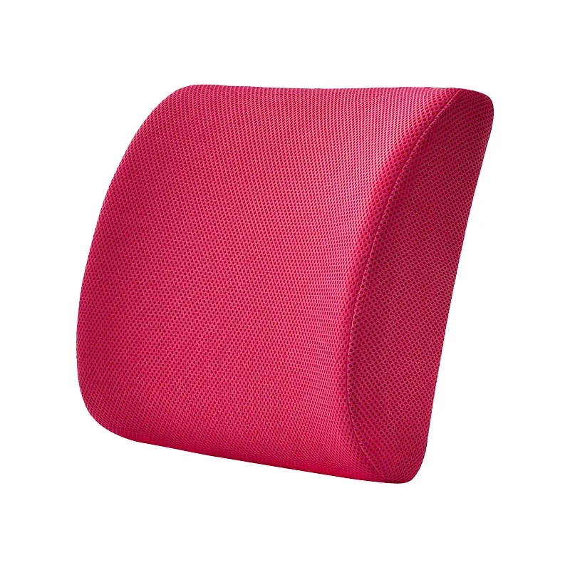 Car Seat Home Office Pillows Travel Pillow Relieve Pain Soft Memory Foam Lumbar Support Breathable Healthcare Back Waist Cushion 3