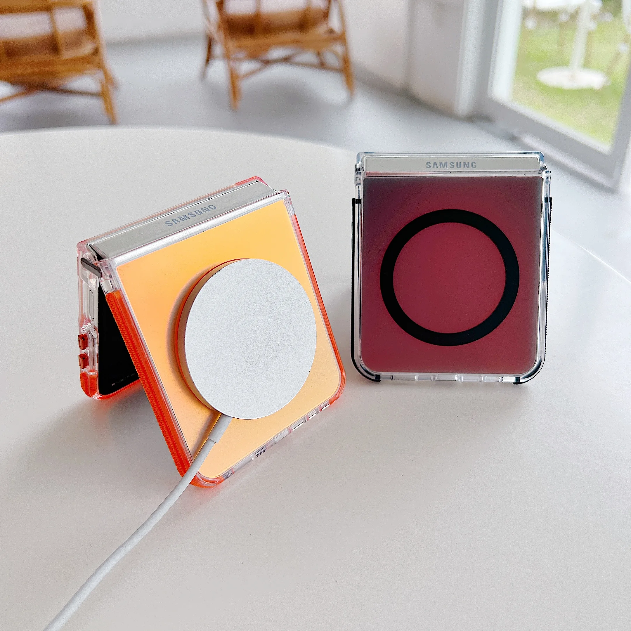 Aurora Gradient Magnetic Matte Shockproof Case Set