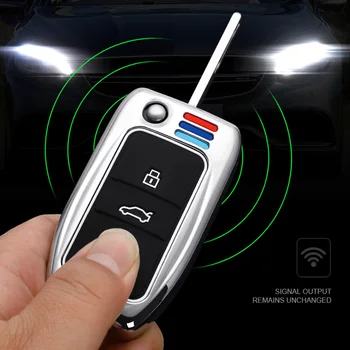 3 pulsanti in lega di zinco Remote Car Fold Key Case Cover per Roewe RX5 2017 anno per MG ZS Auto Key Shell accessori portachiavi 3 3 pulsanti in lega di zinco Remote Car Fold Key Case Cover per Roewe RX5 2017 anno per MG ZS Auto Key Shell accessori portachiavi - 3 pulsanti in lega di zinco Remote Car Fold Key Case Cover per Roewe RX5