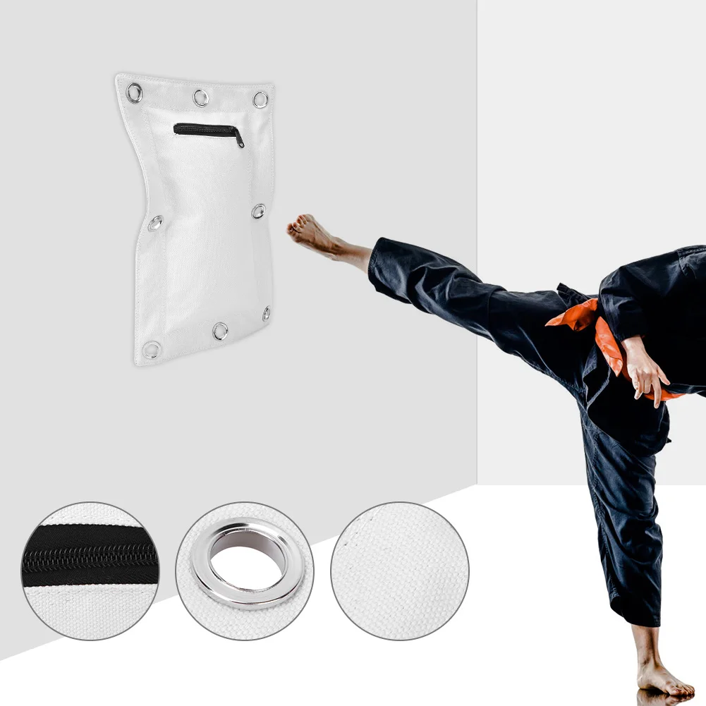 Description Picture 5 of itemBoxing Bag with Zipper Reliable Sand Bag Wear Resistant Wing Chun Wall Target Sanda Sand Bag Empty Sand Bag for Sanda Training