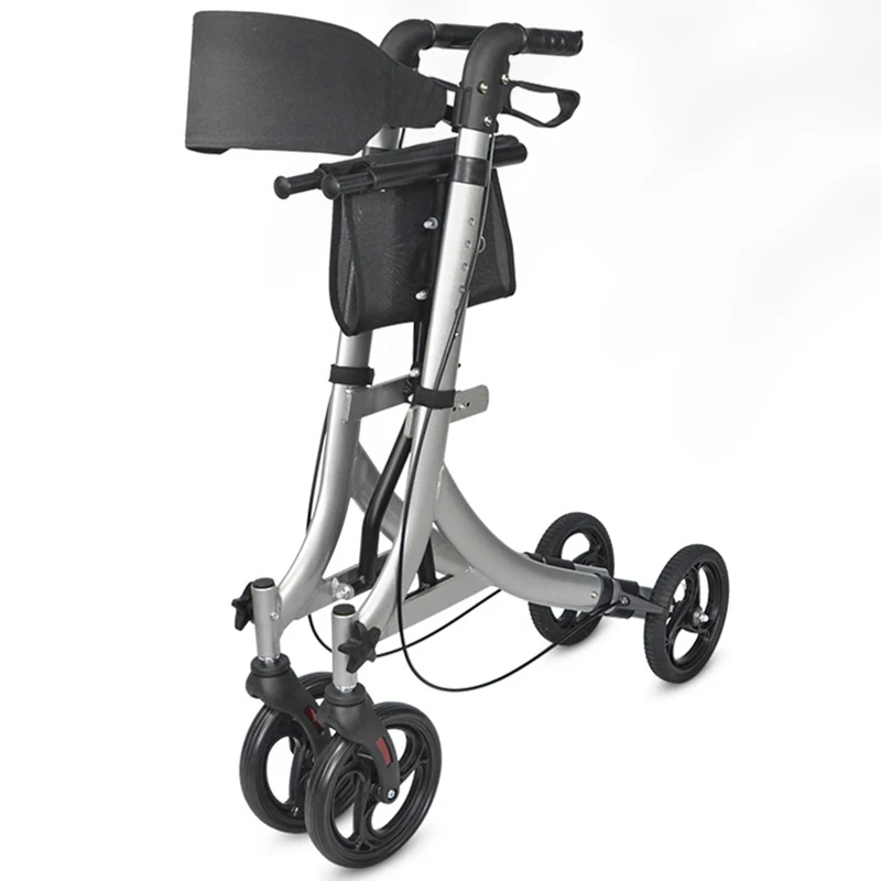 modern high quality multi function shopping cart durable forearm upright disability lightweight walker rollator foldable