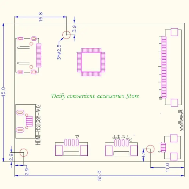 97QB 휴대용 모니터 ABS 유리 소재 스트립 LCD 화면 게임 모니터 화면 휴대용 디스플레이 널리 호환 가능