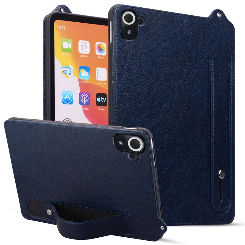 Premium PU Leather Stand Case - Handheld Tablet Cover, 8.8 Inch