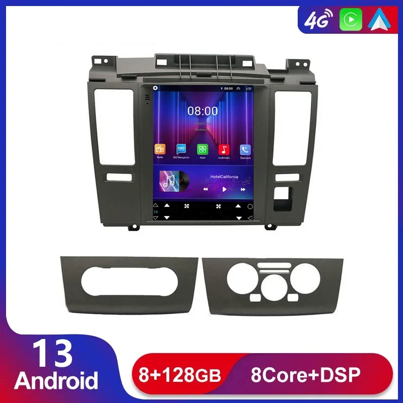 

Автомагнитола на Android 13,0 для Nissan Tiida C11 2004-2013, мультимедийный плеер 2Din, 9,7 дюйма, 4G, Wi-Fi, Carplay, GPS, Navi, без DVD, головное устройство