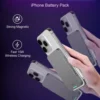 5000mAh Magnetic Power Bank Cyberpunk Portable Wireless Transparent Charger 20W PD Fast Charging MagSafe Battery USB-C 5