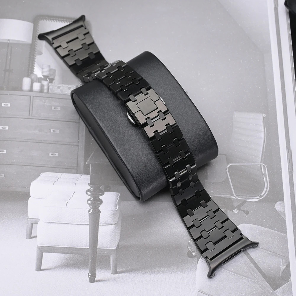 Luxury Stainless Steel Metal Watchband