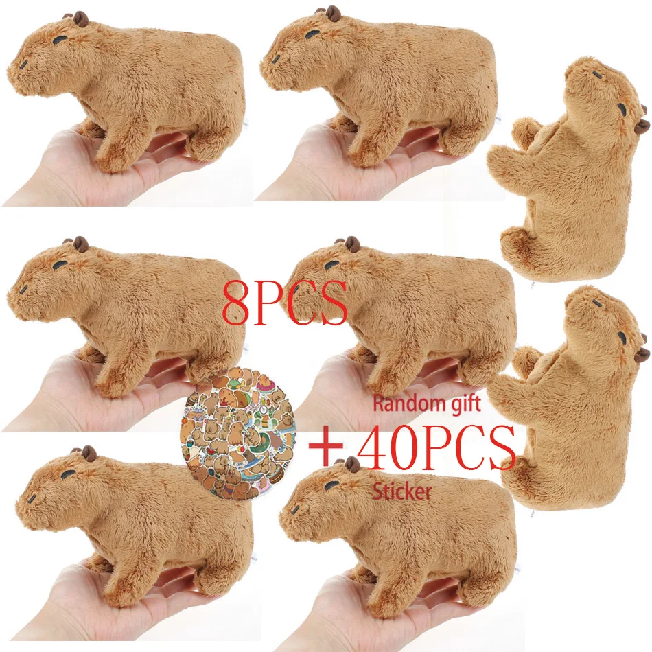 Peluche Capibara De 23 Cm Con Bufanda Extraíble – Juguete Suave Y Kawaii Para Niños Y Adultos, Ideal Como Almohada O Decoración
