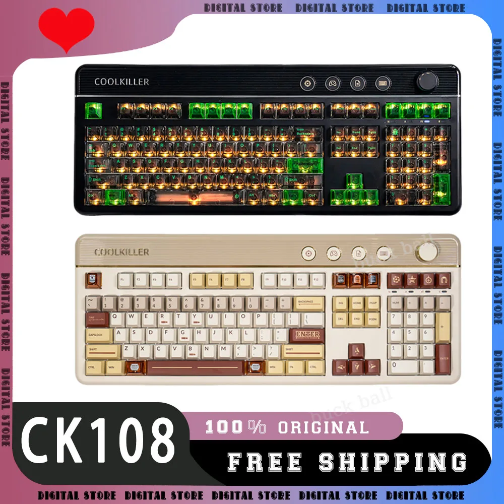 Клавиатура Coolkiller Ck108 Механическая с 3 режимами работы