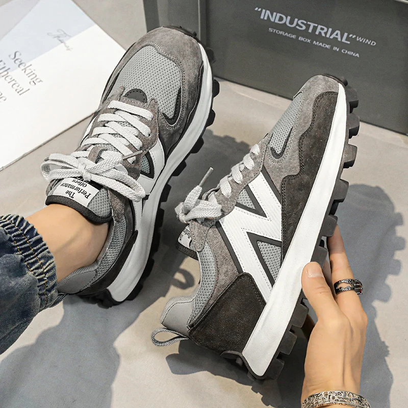 Men new breathe high-end sports shoes sports balance stylish shoes for men trend luxury sports shoes women Zapatos Altos Hombre