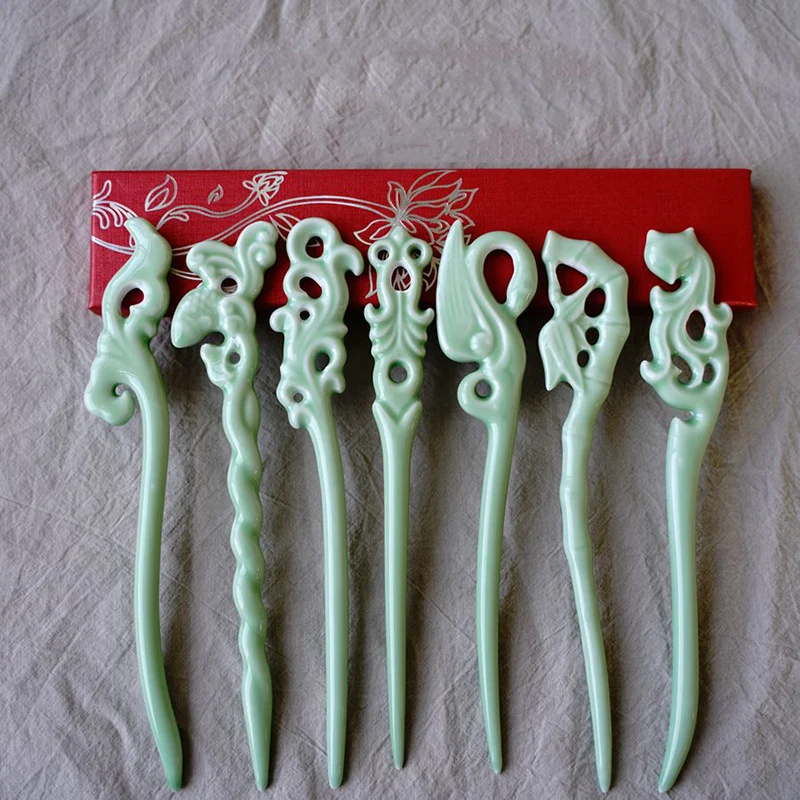

Vintage Hair Sticks Hair Fork Pins Practicality and Aesthetics For Girl Hair Clip Costume Chinese