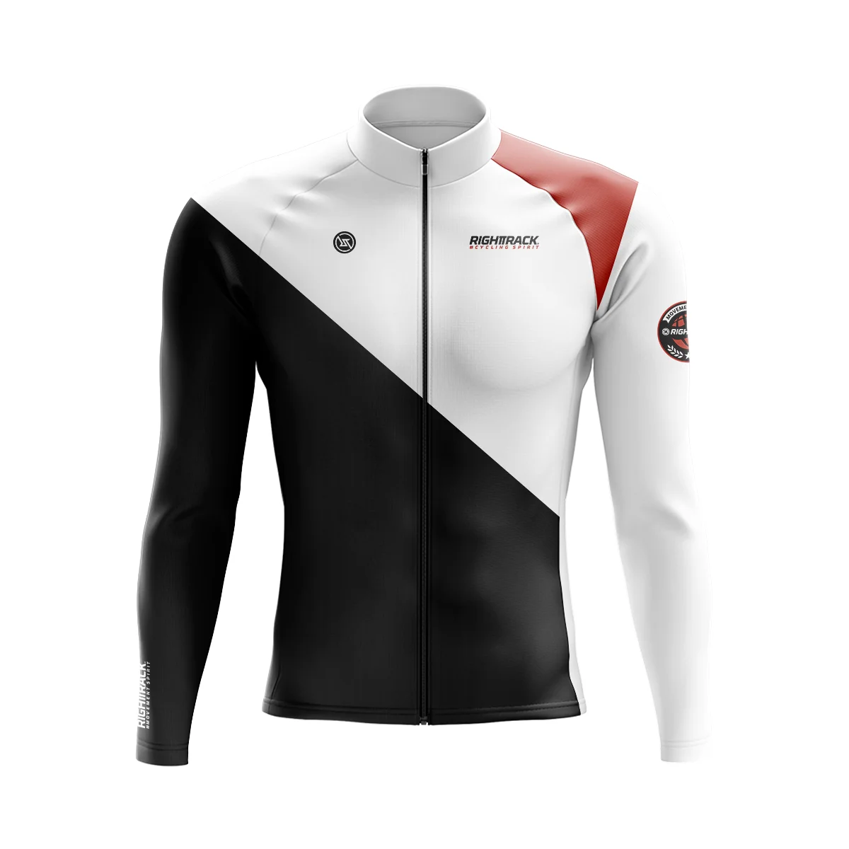 Description Picture 5 of itemWinter Cycling Jersey Men's Long Sleeve Cycle Clothes Spring & Autumn UV Mesh/Fleece Thermal RIGHTTRACK Top MTB Bike Clothing