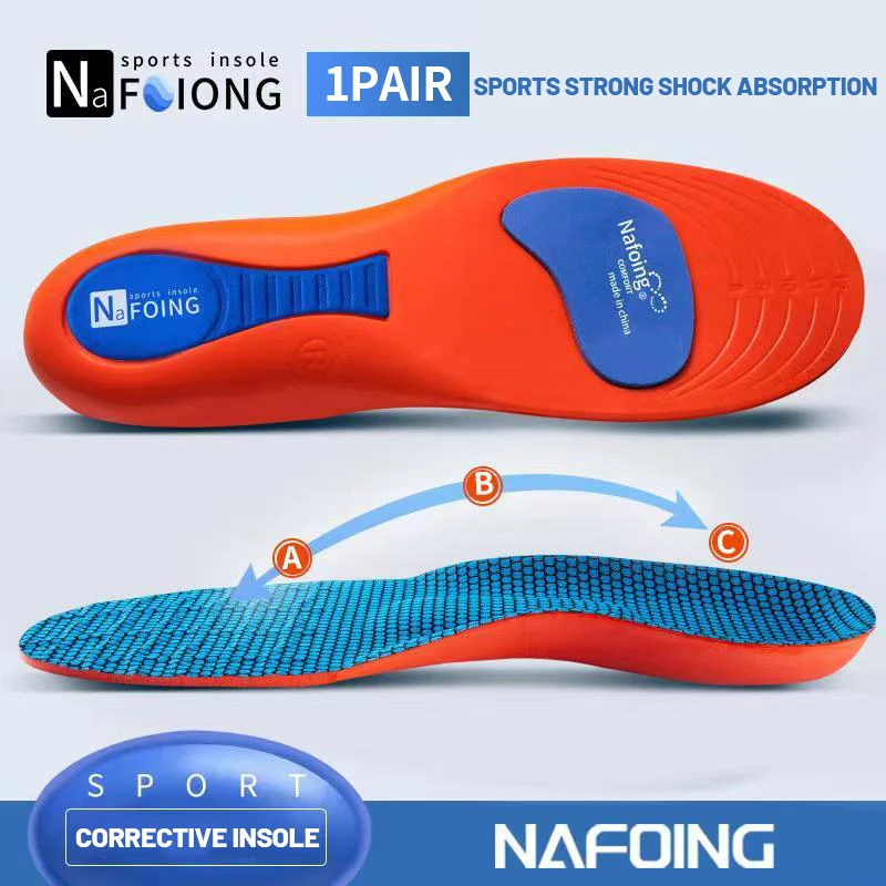 Orthopedic Sport Insoles: Breathable EVA Shock-Absorbing Shoe Inserts