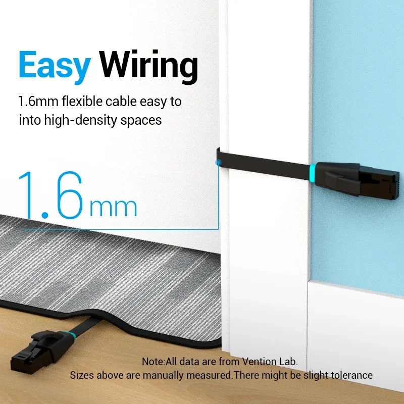Premium Vention Cat6 Ethernet Cable - UTP RJ45 High-Speed Network Patch Cord