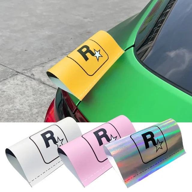 Creative Car Washing Labels Stickers Decoration Wash Mark Label Tag Sticker For R Star Tailgate Warning Decal Accessories 1
