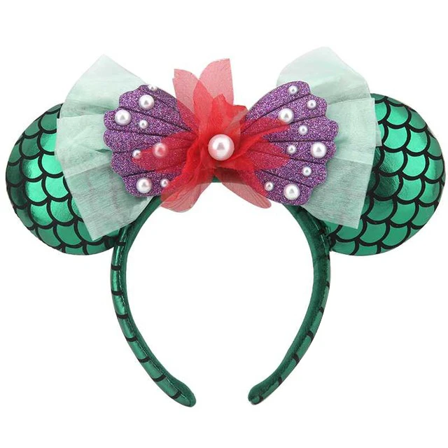 2022 Disney Mickey Ears Headband Firework Headband with Castle Peter Pan Cosplay Hairband Disneyland Letter Headband Gift Mickey Headband 12