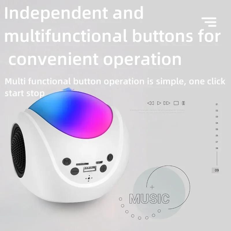 

Som Subwoofer Mini Desktop Colorful Series SY688 Creative Gift Audio Bluetooth Speaker Caixa De Outdoor New Card Insertion