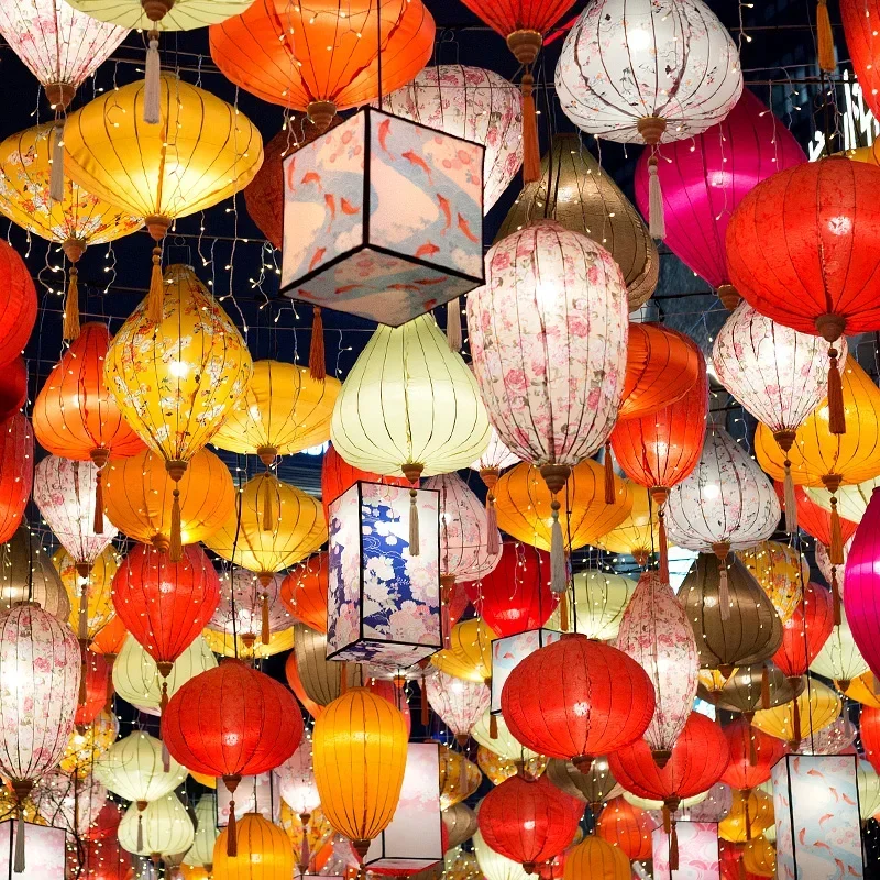Classical Silk Lantern, Chinese Traditional Japanese Lantern