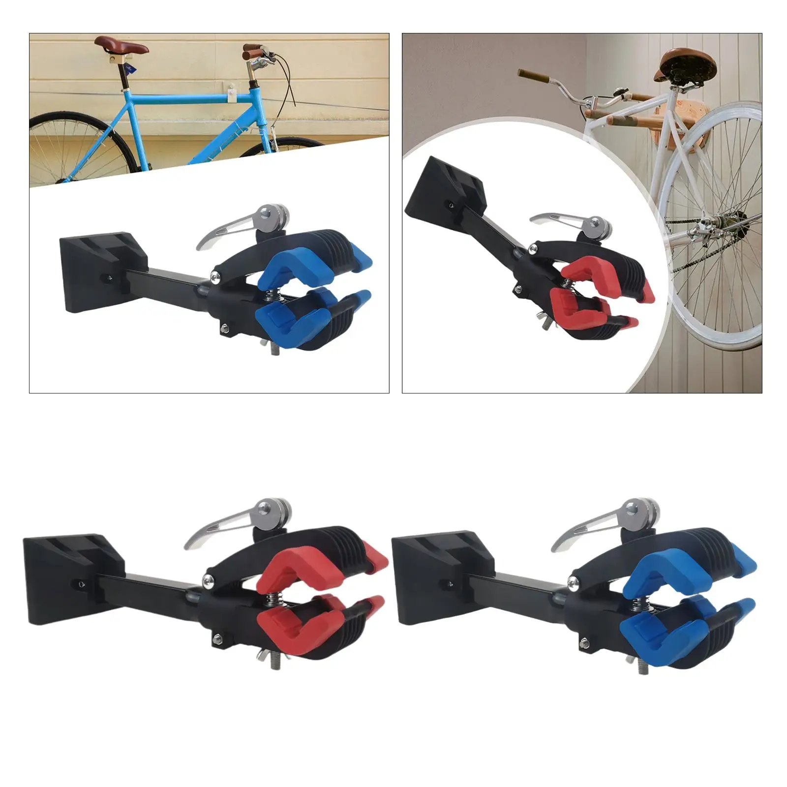 Bike Repair Stand Bench Mount Heavy Duty for Mountain Bikes Convenient Easy Install Space Saving Professional Wall Mounted