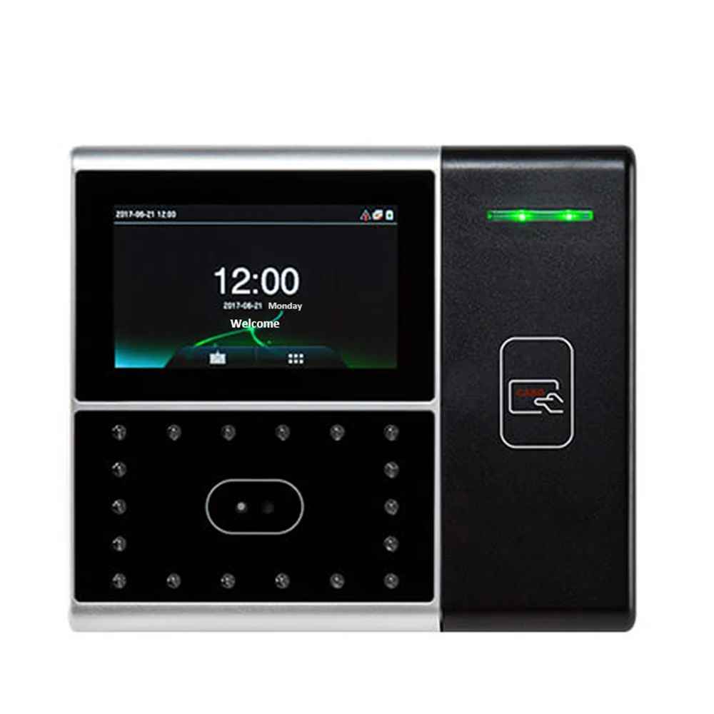 ZK iFace301 Optional 13.56Mhz Smart Card Access Control Face Recognition Time Attendance Access Control With Color Touch Screen