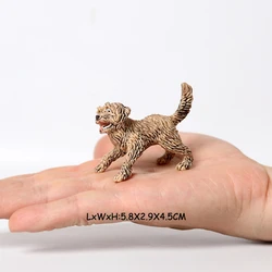 Realistic Mini Dog Figurine Playset - Adorable Puppy Figures for Cake Toppers and Gifts (Poodle - 4)