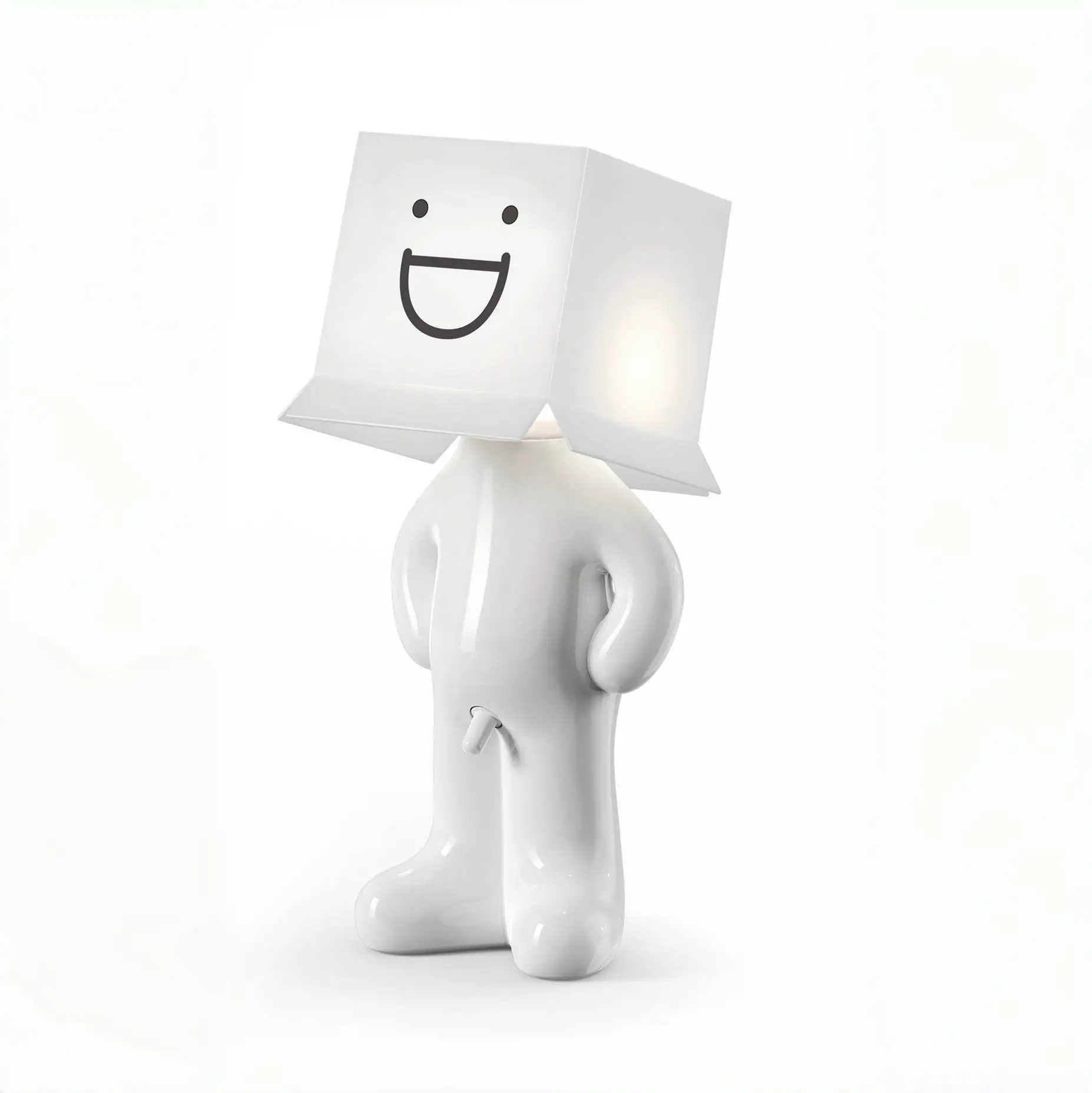 Claeted Naughty Boy Creative USB Plug Table Lamp Unique LED Pleats Reading Lighting Bedroom Bedside Night Light Children's Gift 5